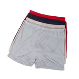 Mens Silk Briefs Underwear Large Elasticity Knit Soft Silk Boxer Shorts