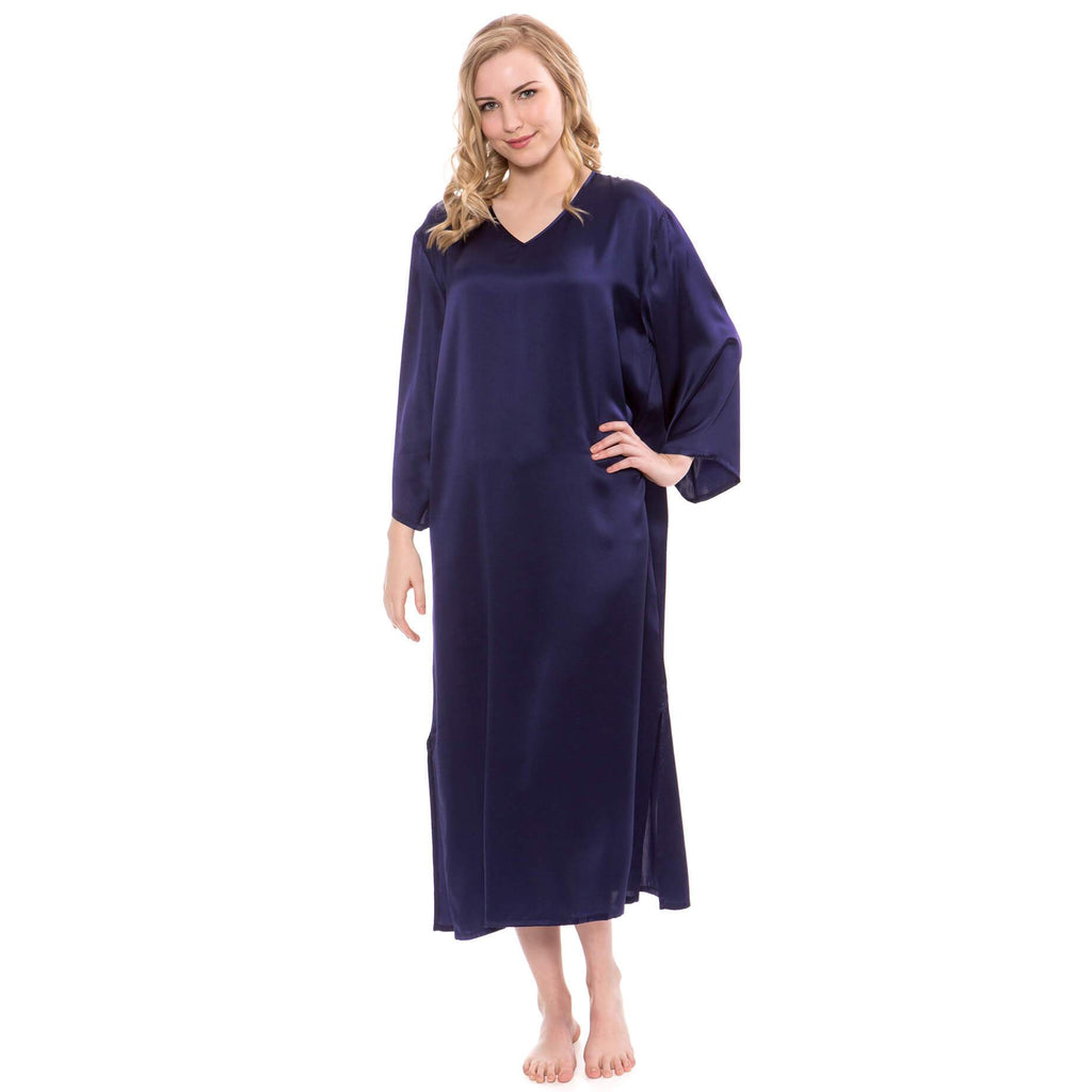 Silk Nightgown And Robe - Plus Size and Custom Fit